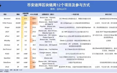 Binance区块链周开幕，如何参与其公布的12个前瞻性项目？