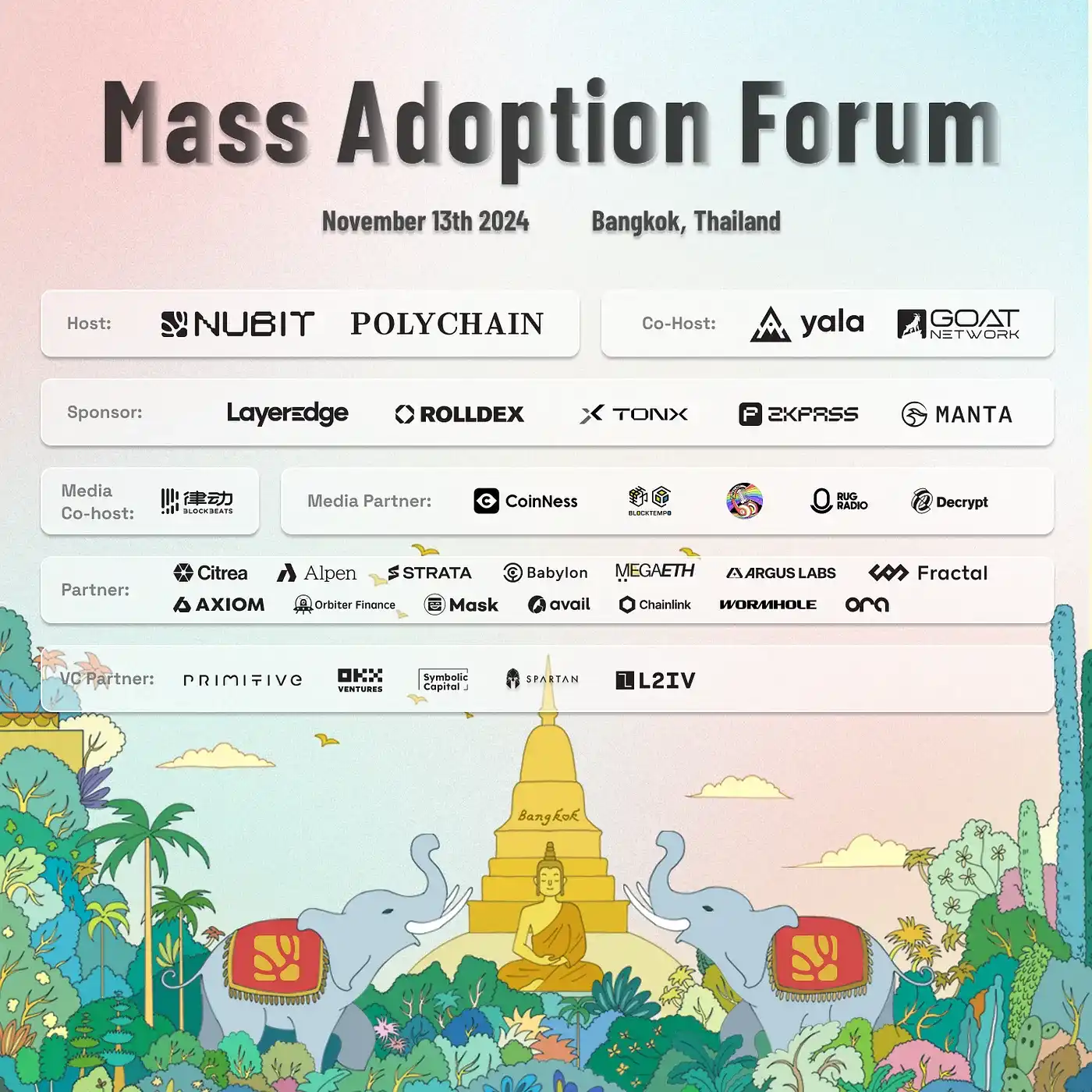 Nubit 在 Devcon 2024：引领曼谷最大规模的普及论坛（Mass Adoption Forum)