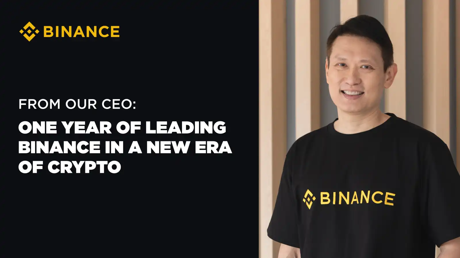 Binance CEO寄语：带领Binance进入加密货币新时代的一年